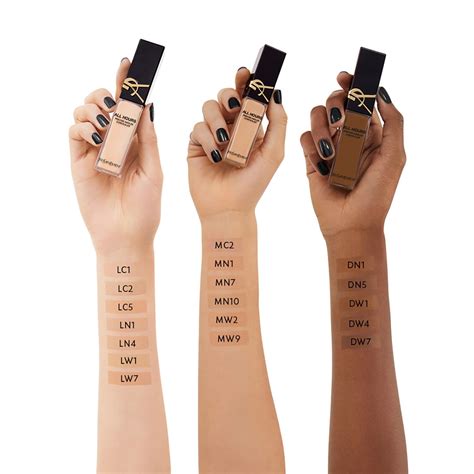 ysl all hours foundation & concealer
